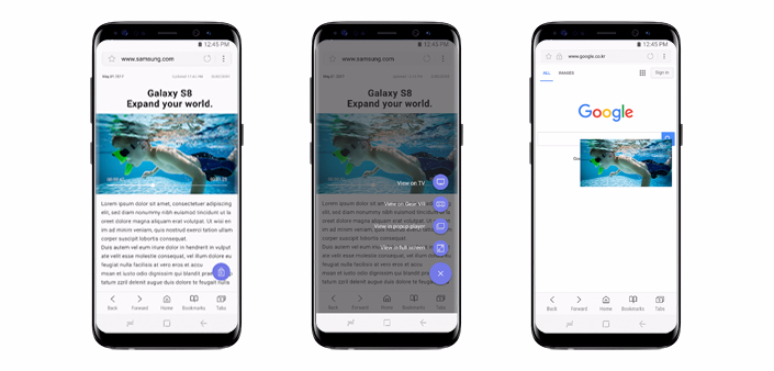 Samsung updates Internet Browser, brings Quick Menu, QR Reader, and CloseBy as extensions