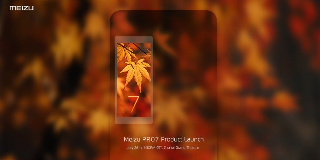 Latest Meizu Pro 7 teaser image confirms secondary display on the back