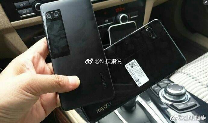 Meizu Pro 7 spotted in matte black color with dual displays and dual cameras