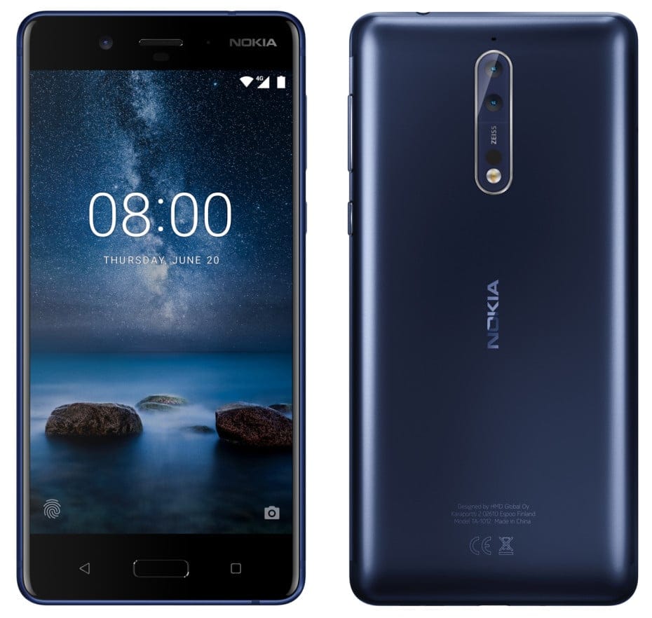 Nokia 8 specs and official press render leaked