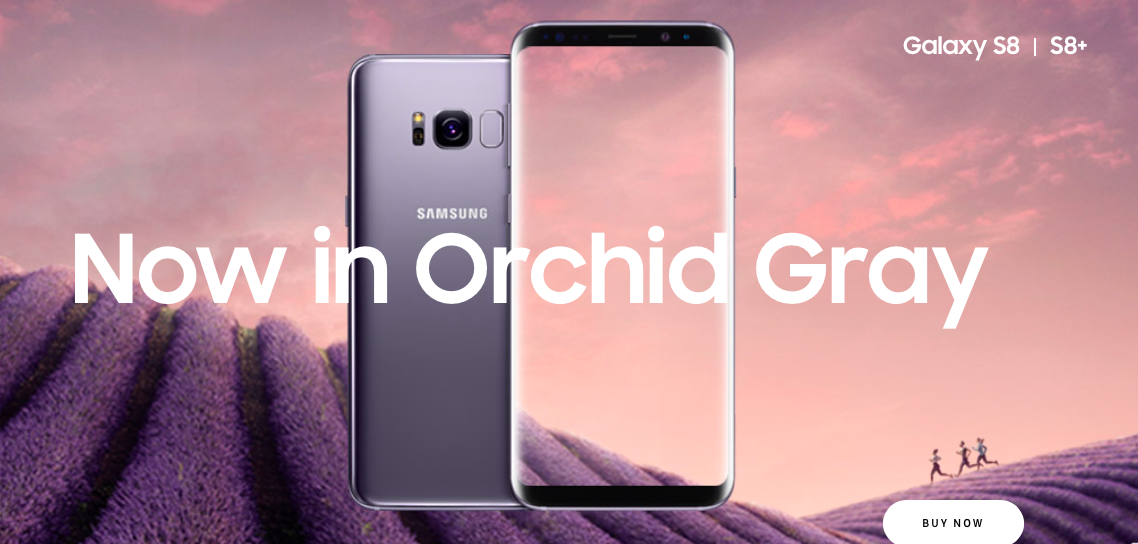 Samsung launches Orchid Gray color of Galaxy S8 and S8 Plus in India