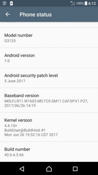 Xperia XA1 and XA1 Ultra receiving OTA update with June security patch