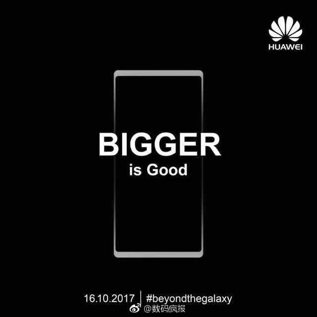 Huawei Mate 10 to feature a full screen display bigger than Galaxy Note 8