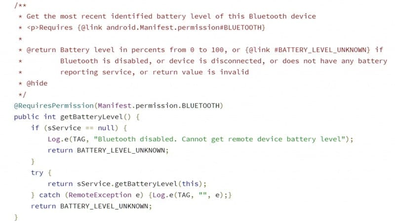 Android would soon support battery life indicator for connected Bluetooth devices