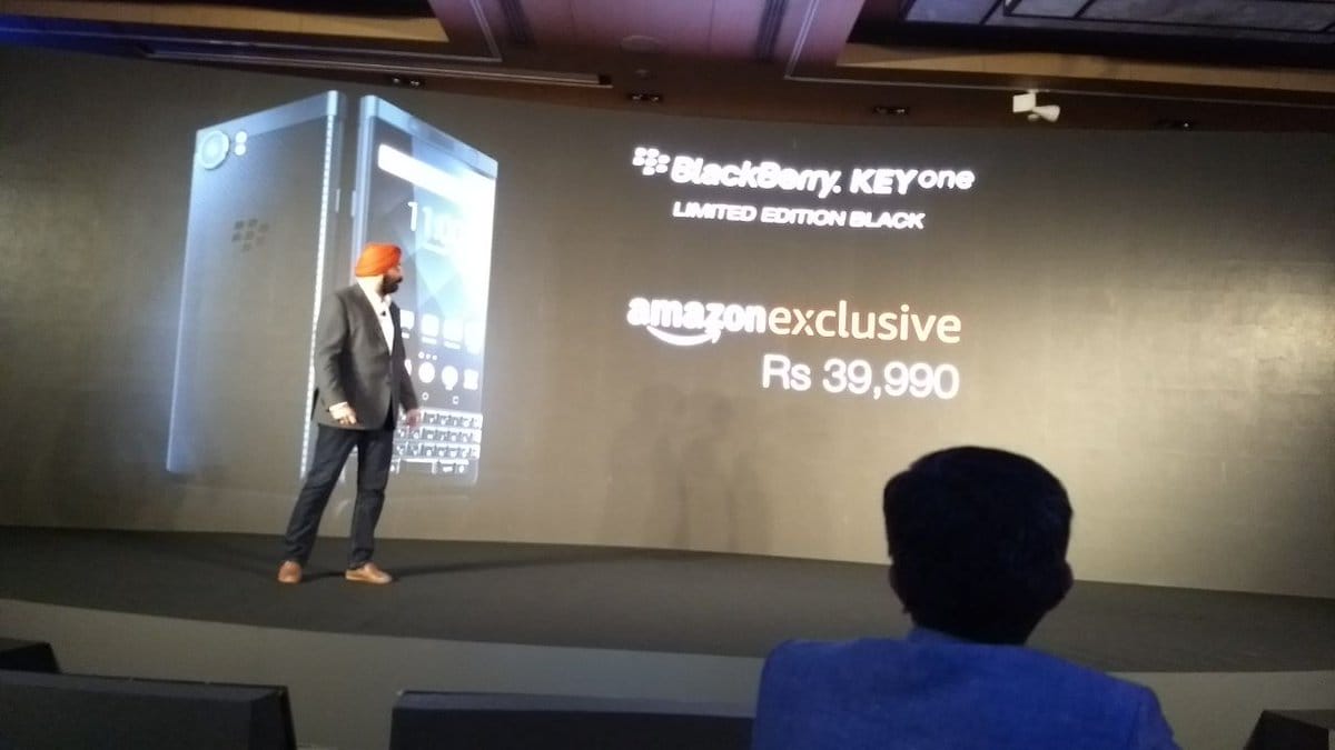 BlackBerry KEYone Limited Edition Black launched in India for Rs 39,990