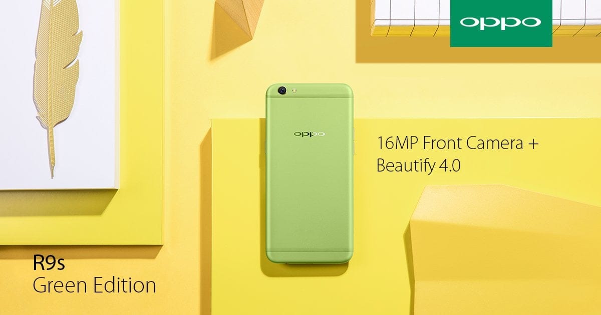 Oppo R9s Green Edition goes on pre-order in Malaysia