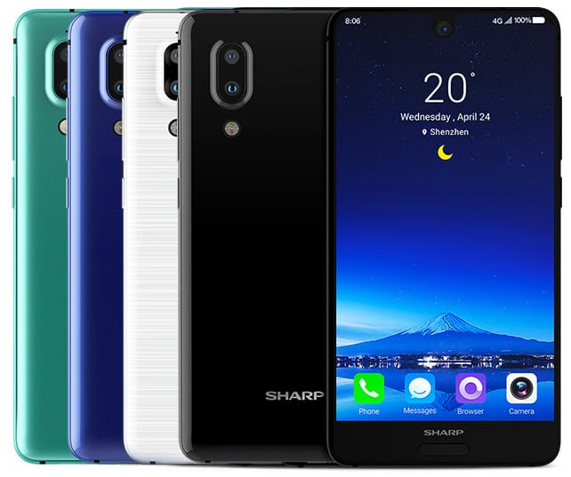 Sharp Aquos S2 launched with a tri-bezel design and Essential Phone-like cutout on top