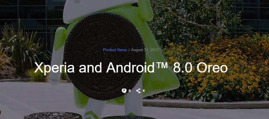 Sony to release Android 8.0 Oreo update to these Xperia devices