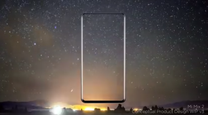 Xiaomi Mi Mix 2 design revealed in a video