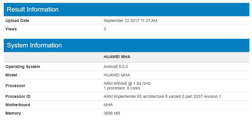 Huawei Mate 9 spotted running Android 8.0 Oreo update, could release soon