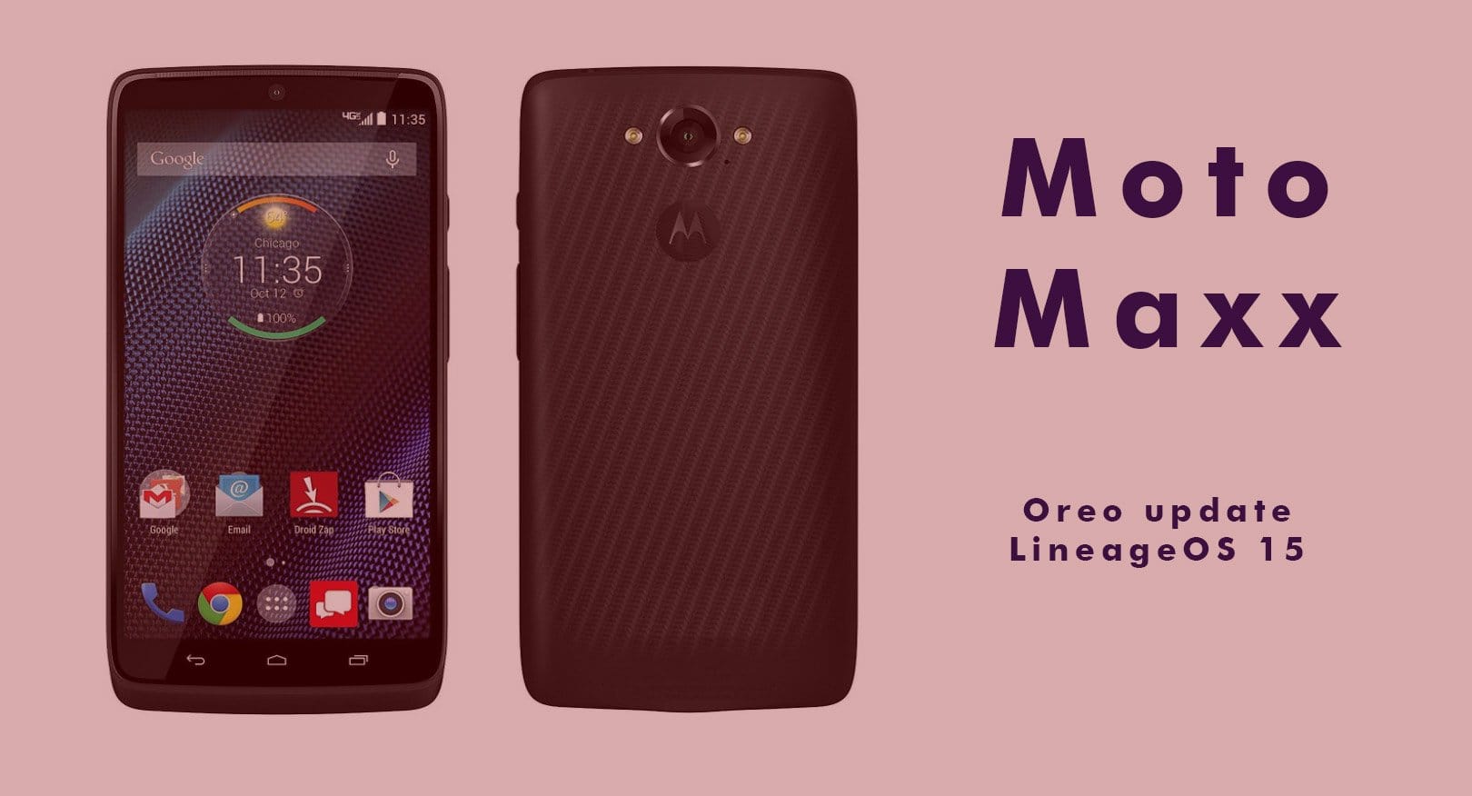 Moto Maxx Oreo update available thanks to LineageOS 15 ROM [Download]