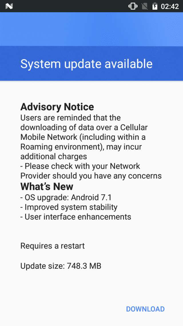 Download Nokia 3 Android 7.1.1 OTA update zip right here