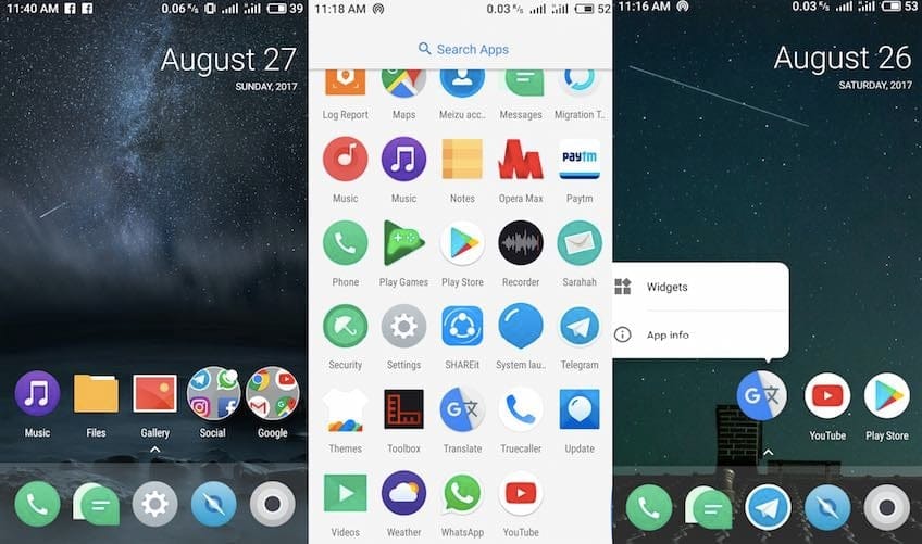 Download Android Oreo Launcher3 home screen replacement app for your Samsung, Xiaomi, Meizu, Sony, Huawei and any other OEM’s devices