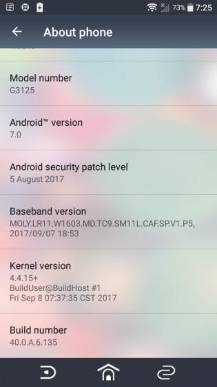 New OTA update with August patch released for Xperia XA1, XA1 Ultra and L1