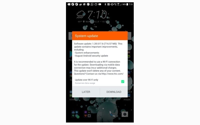 HTC U11 in US gets new update to version 1.28.617.6