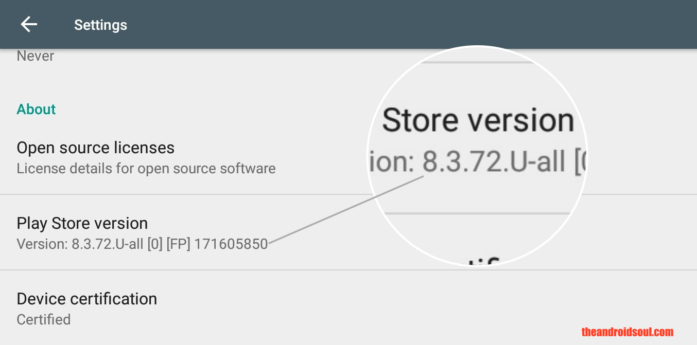 Google releases Play Store APK update as version 8.3.72