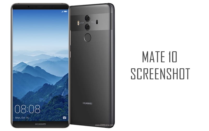 How to take a screenshot on Huawei Mate 10 and Mate 10 Pro