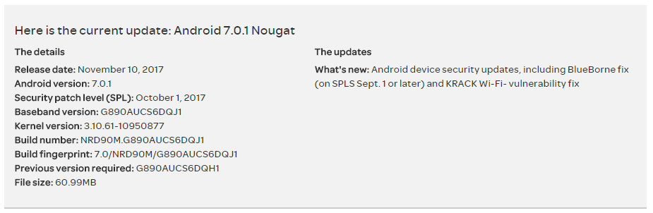 galaxy s6 active update