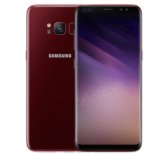 Burgundy Red Galaxy S8 now available for purchase