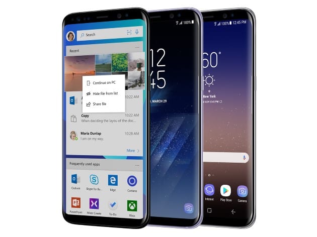 galaxy s8 microsoft edition