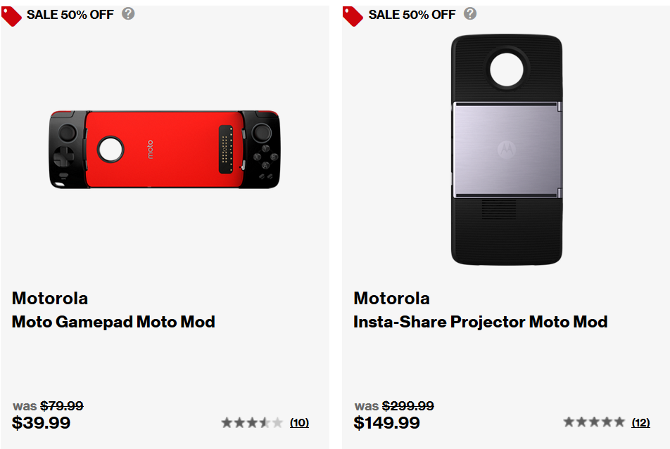 DEAL: Verizon selling Moto Mods at 50 percent off