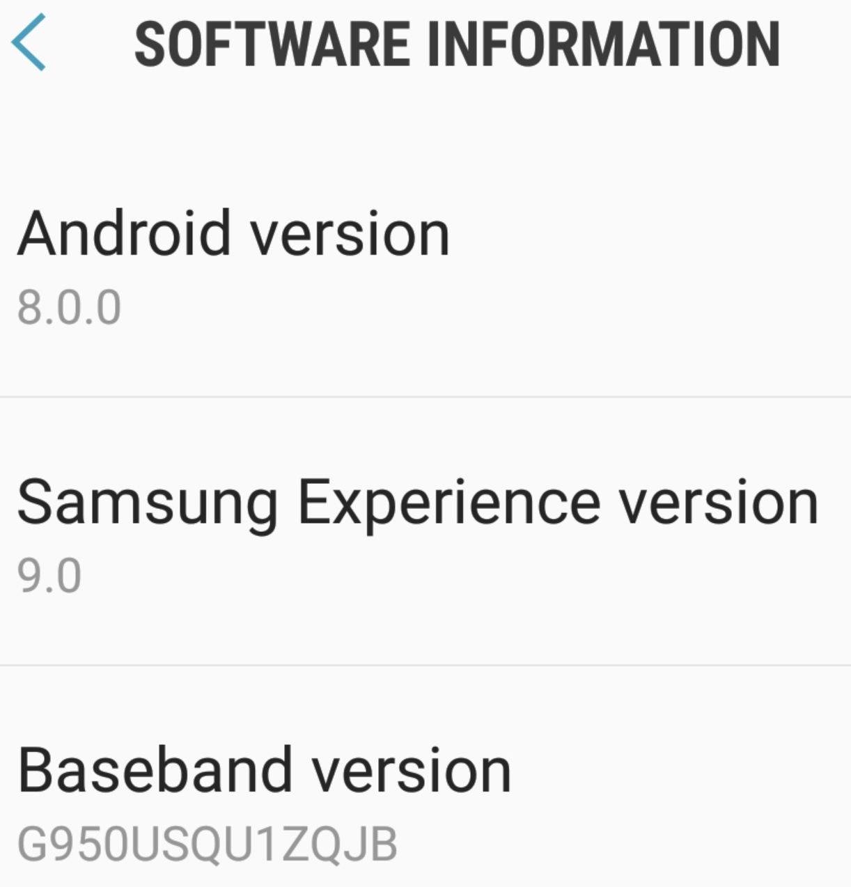 samsung s8 oreo update