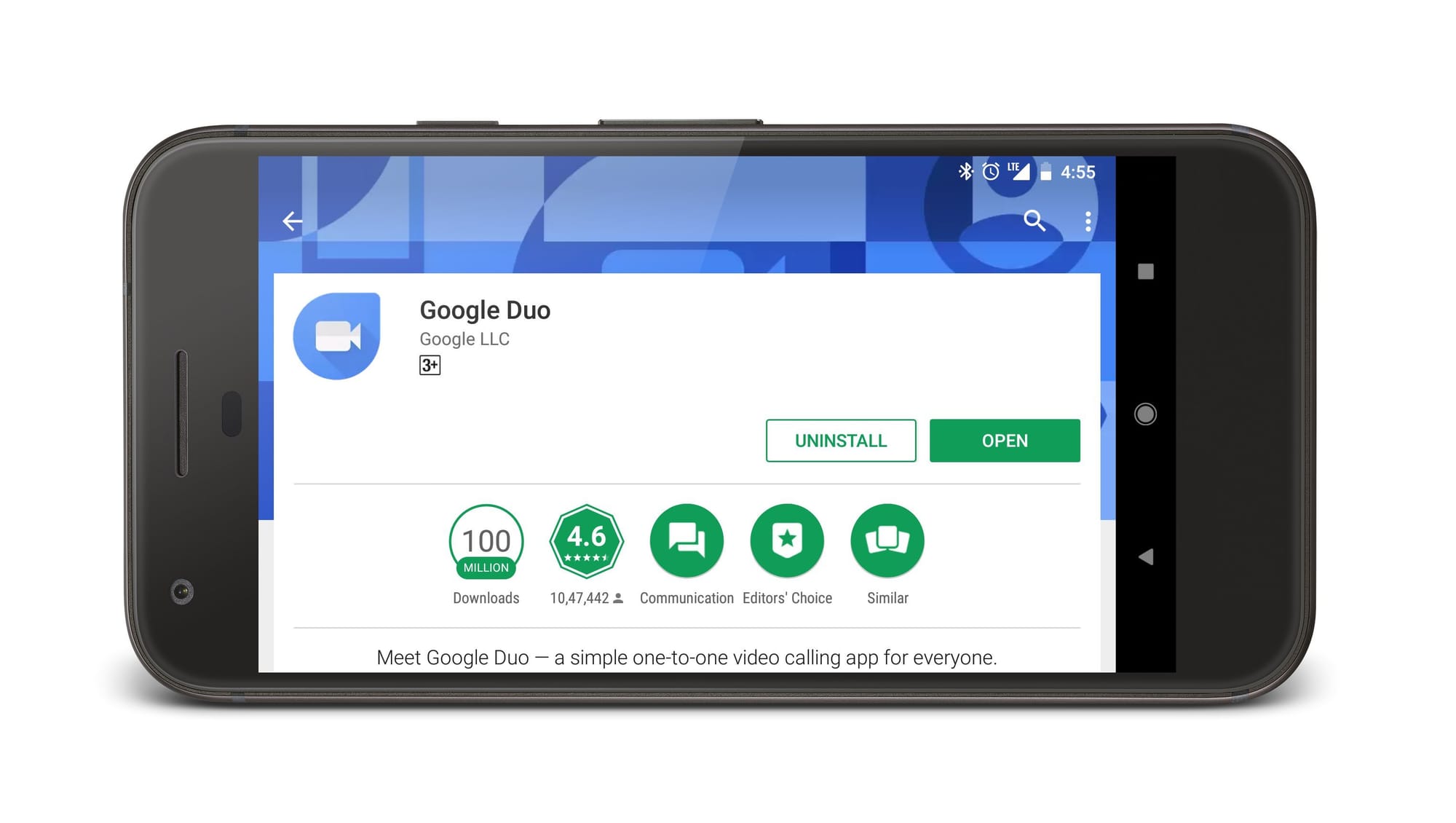 Google Duo becomes the highest-rated communications app on the Play Store