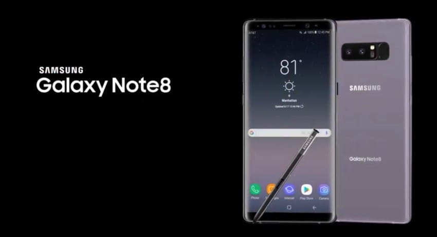 galaxy note 8 update