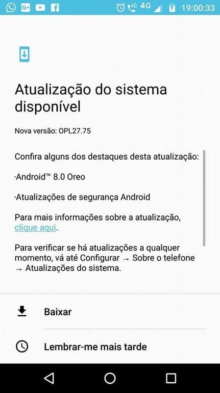 Moto Z Oreo update starts rolling out in Brazil