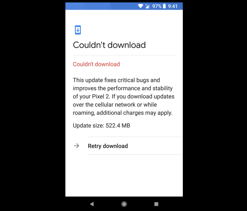 Android 8.1 update download for Pixel 2 apparently blocked in Bahrain