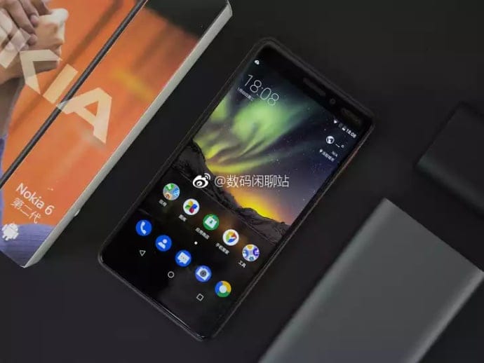 Nokia 6 (2018) image leaks out!