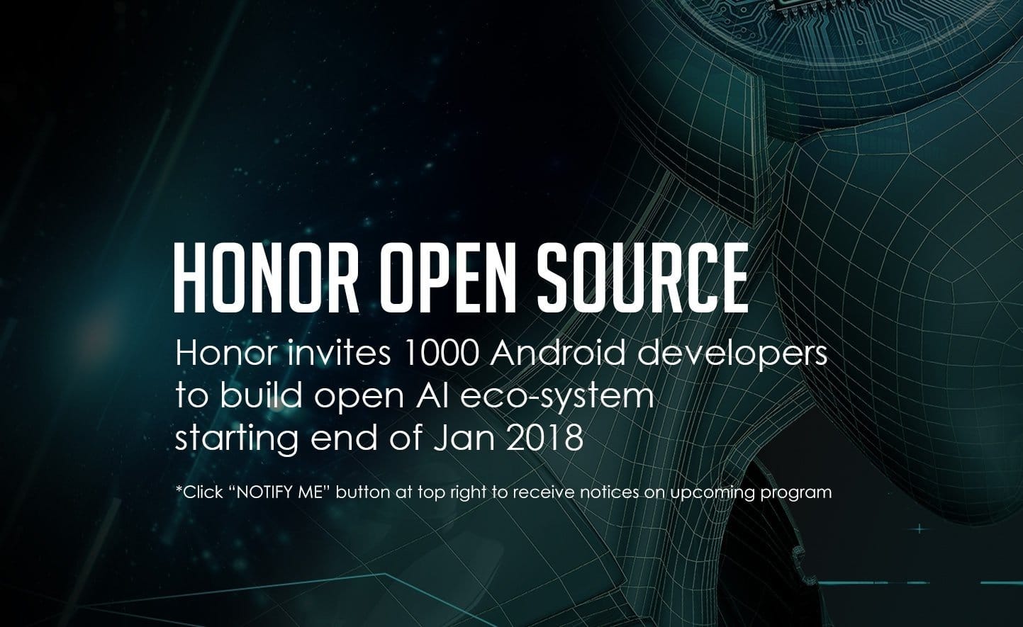 Huawei opens their AI source and bootloaders for the Honor View 10 with the launch of Honor Open source Program in the US