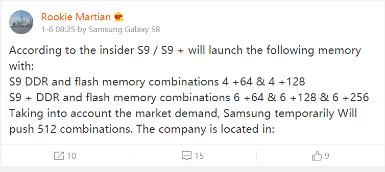 Samsung Galaxy S9 and S9 Plus