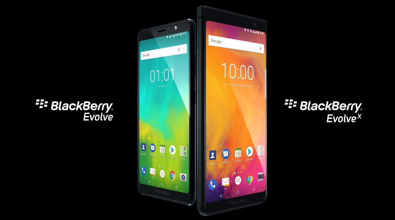 BlackBerry Evolve and Evolve X: Big batteries and displays at even bigger prices