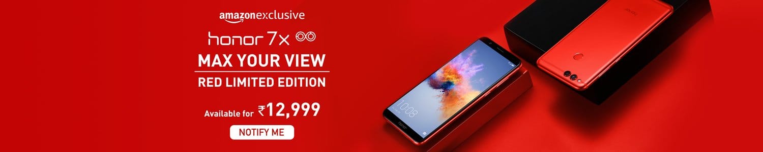 Honor 7X Red Limited Edition