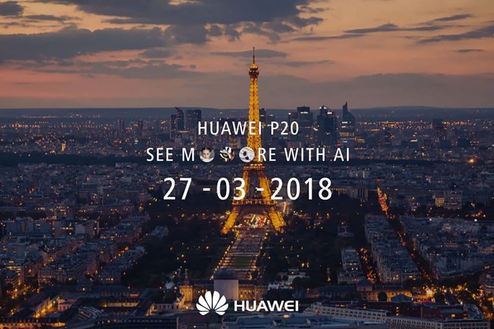 Huawei P20 with triple lens camera officially teased