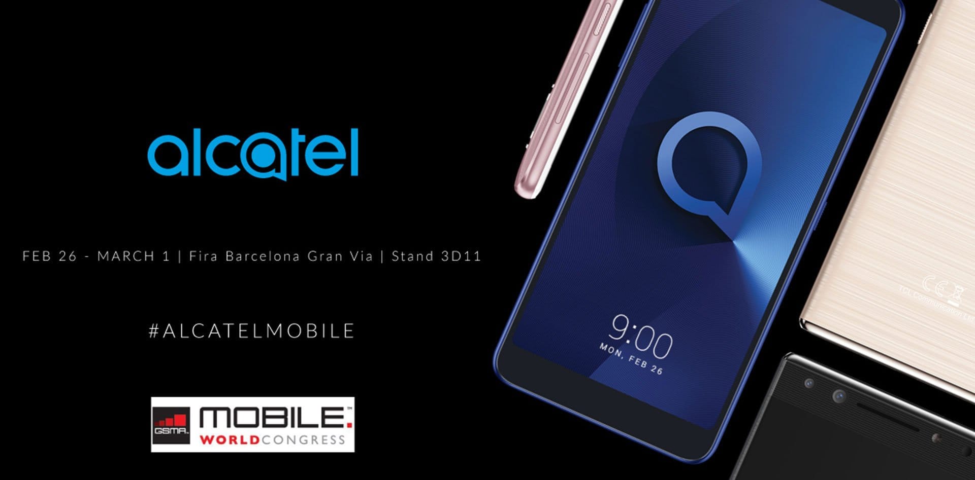 Alcatel announces multiple Android Oreo, Nougat and Go Edition devices at MWC 2018