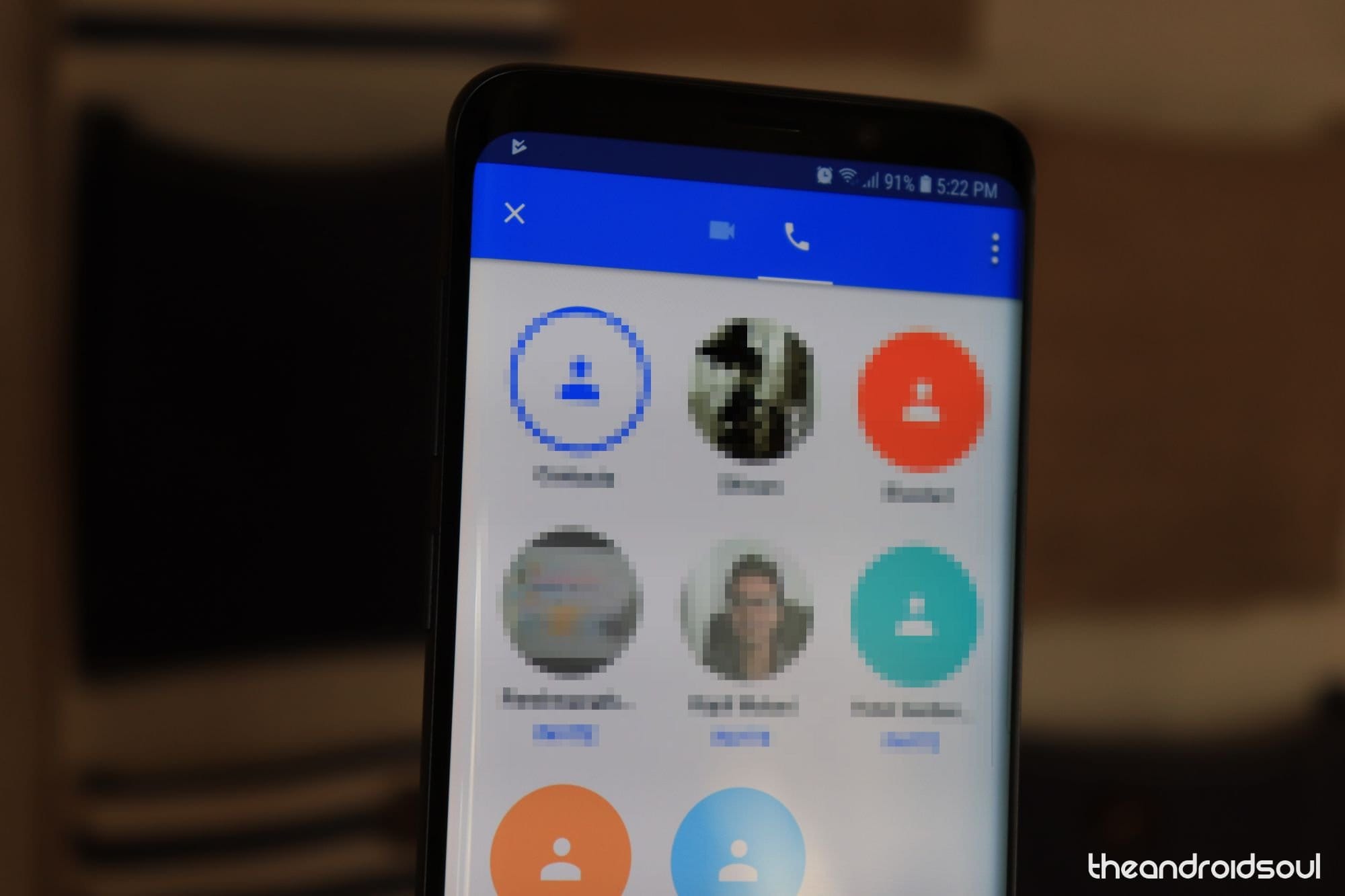 Google Duo Contacts List