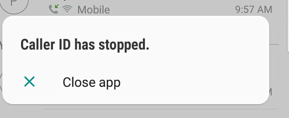 How to fix Caller ID has stopped error on the Galaxy S8