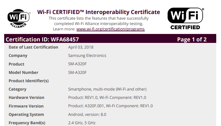 A3 2017 oreo