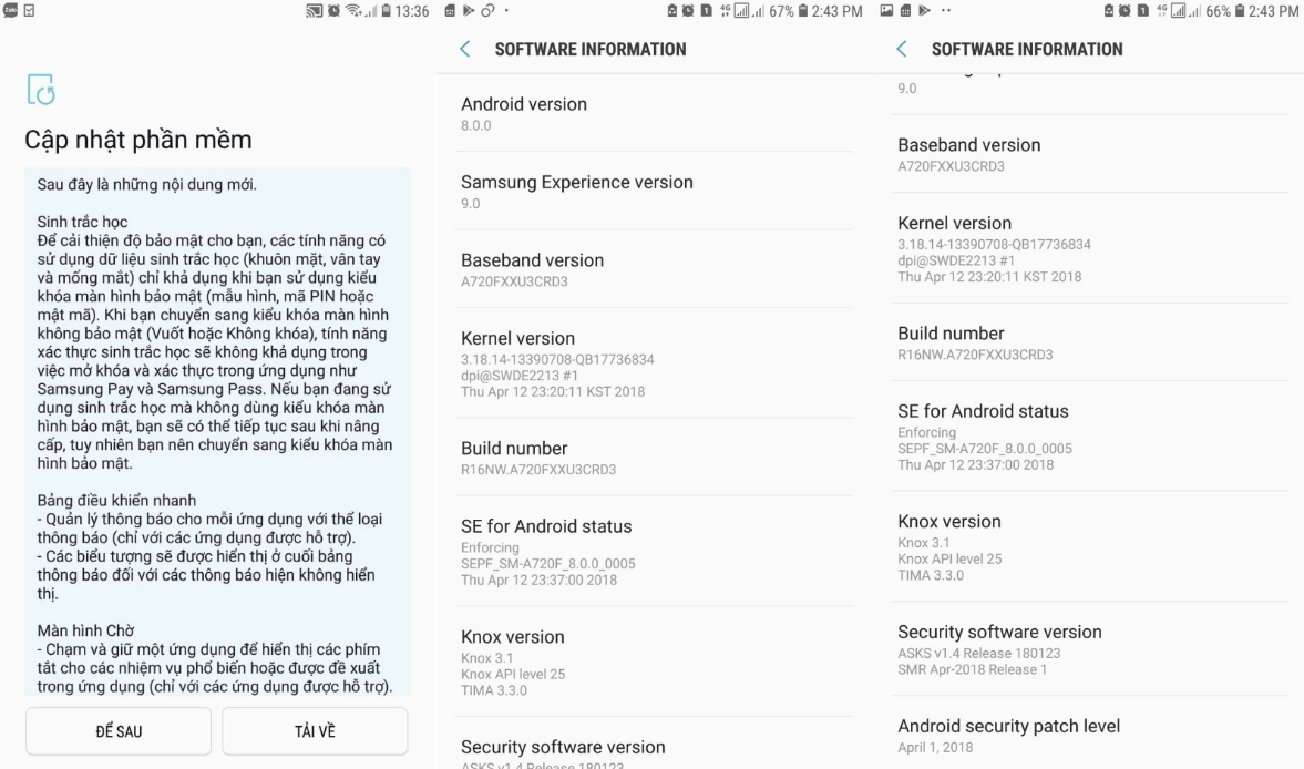 Samsung rolls out Android Oreo to Galaxy A7 2017