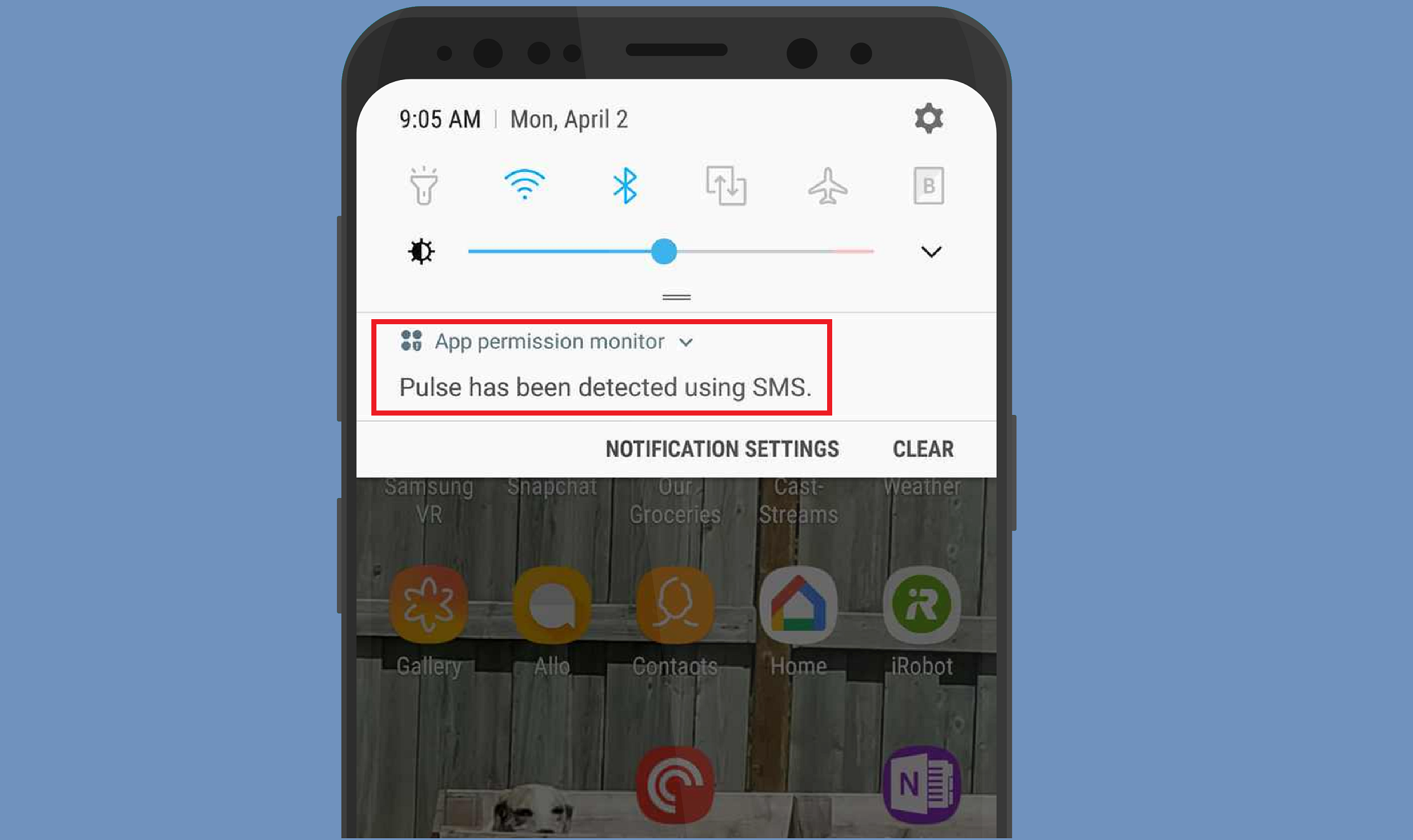 How to disable the App permission monitor’s persistent notification on Galaxy S8, Note 8 and S9