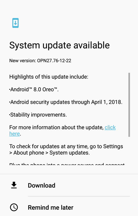 moto z play Oreo update India