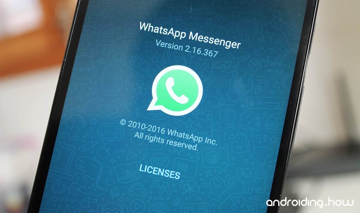 How to set an audio file as a WhatsApp Status message