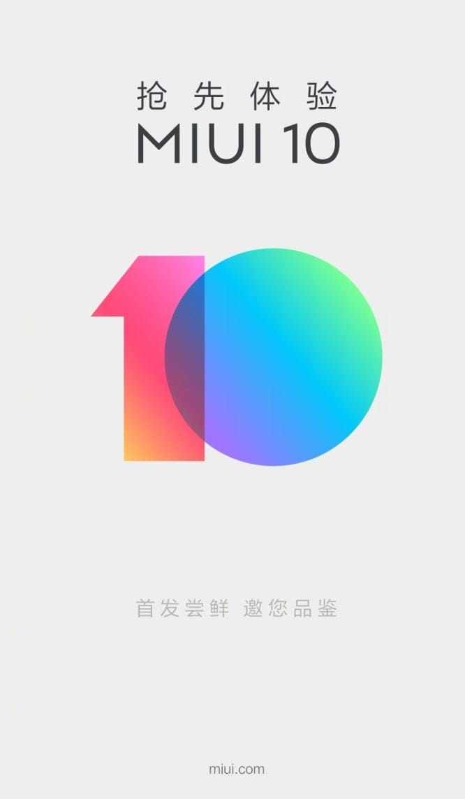 Which Xiaomi devices will receive the MIUI 10 update and when?