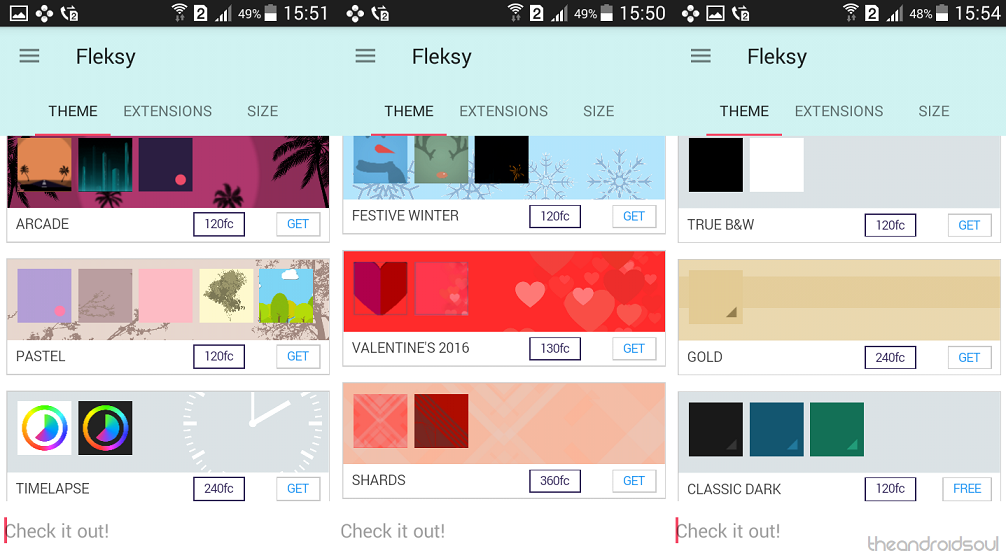 Best Fleksy Keyboard Themes