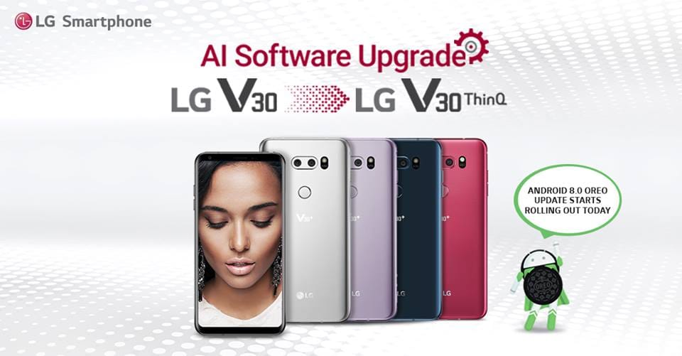 LG brings Android 8.0 Oreo for LG V30 Plus in India