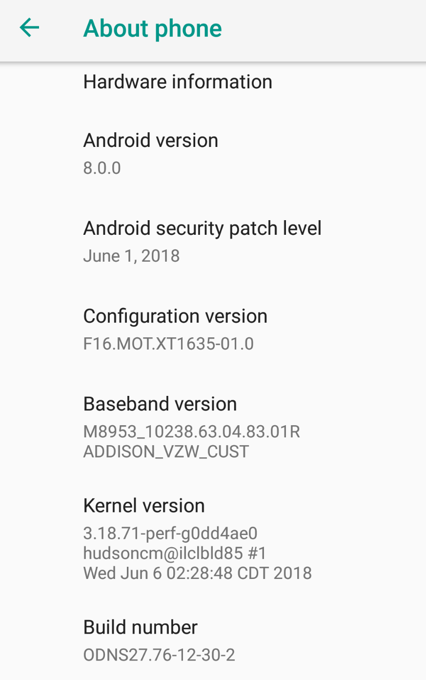 Verizon releases new update for Moto Z Play Droid that brings Android 8.0 Oreo and June patch