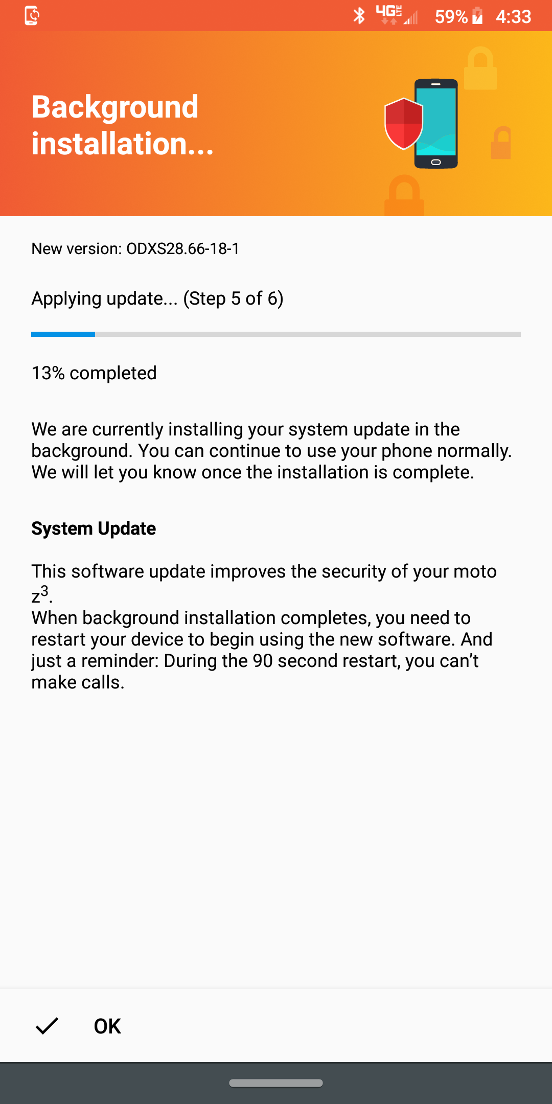 Verizon releases its first Moto Z3 update as version ODXS28.66-18-1