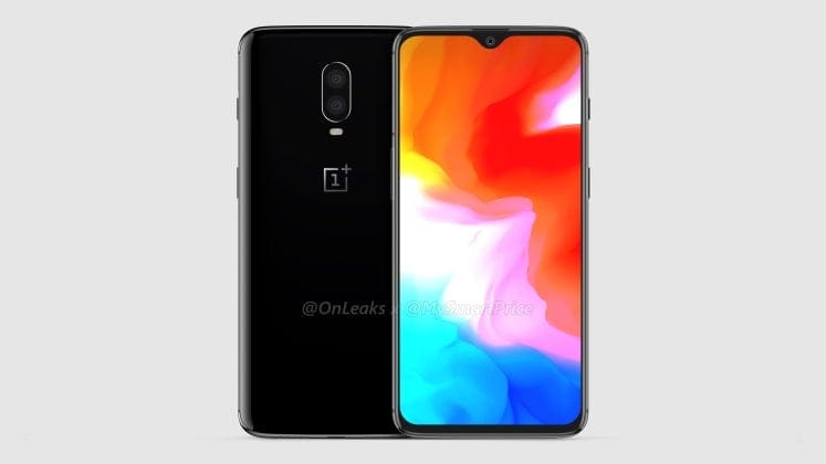 This is the OnePlus 6T in latest clearer renders